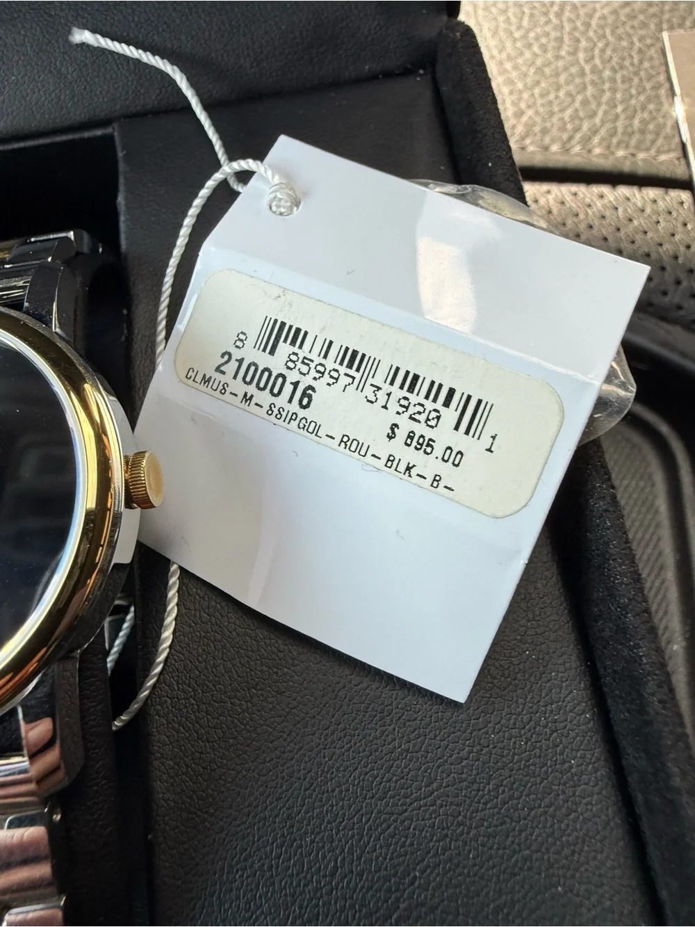 Movado Two-Tone Museum Dial Watch - Never worn - Black & Gold Accent